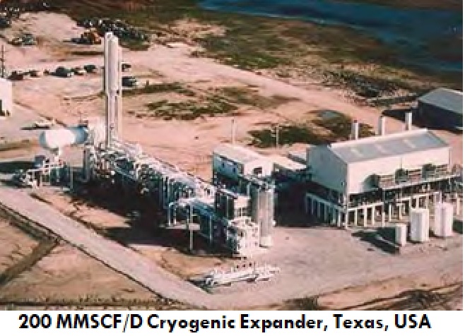 PROJECTS - 200 MMSCF PER DAY CRYOGENIC EXPANDER, TEXAS, USA